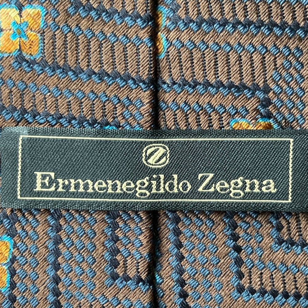 Ermenegildo Zegna Couture Tie. Made in Italy. - Picture 2 of 3